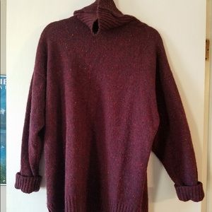 Turtle Neck 100% Wool Tunic